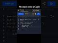 Fibonacci series program by using (for loop)-python #coding #python #pythoncoding