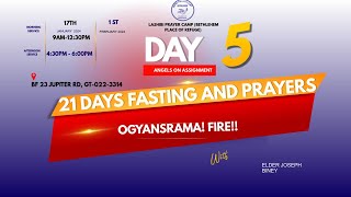 YOU ARE WATCHING THE 21 DAYS  REVIVAL SERVICE  ( ANGELS ON ASSIGNMENT)  DAY 5........17.01.25.....-