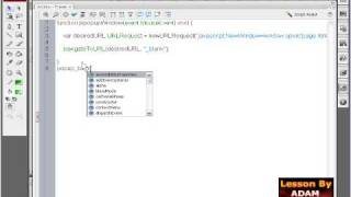 JavaScript Popup Window in Flash ActionScript 3 Tutorial
