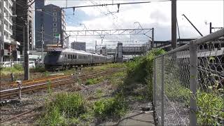 JR九州　787系 特急きりしま6号 鹿児島中央駅～宮崎駅（6006M ）すれ違い　817系V1509+V529国分駅～鹿児島中央駅（6935M）和泉屋踏切　撮影日2024 9 19