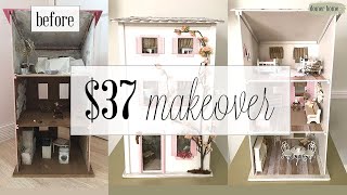 $37 THRIFTED DOLLHOUSE MAKEOVER