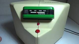 TEST Autoradio VOXSON TANGA Verde FM Bonetto Design Vintage