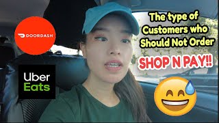 Customers who just shouldn't Order Shop And Pay 😅 Uber Eats Ride Along Door Dash
