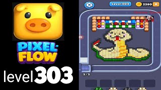 Pixelflow level 303 Guide Walkthrough Solution