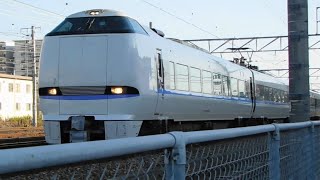 2022.10.02 JR西日本 683系4000番台T48編成9両編成 回送通過 千里丘駅～岸辺駅間