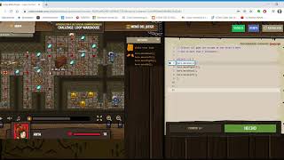 Ayuda pantalla 11 Loop Warehouse JavaScript CodeCombat