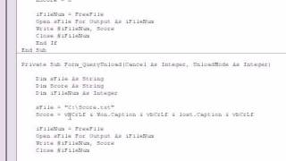 Visual Basic 6.0 Game
