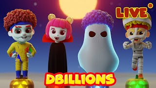 LIVE - D Billions Best Halloween Songs for Kids - Halloween Monsters (Werewolf & Pumpkin Head)