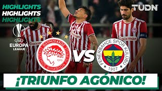 Highlights | Olympiacos vs Fenerbahçe | Europa League 20/21 - J5 | TUDN
