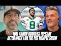 Aaron Rodgers Joins Pat McAfee After 1st Game Back From Achilles Injury (Full Interview)