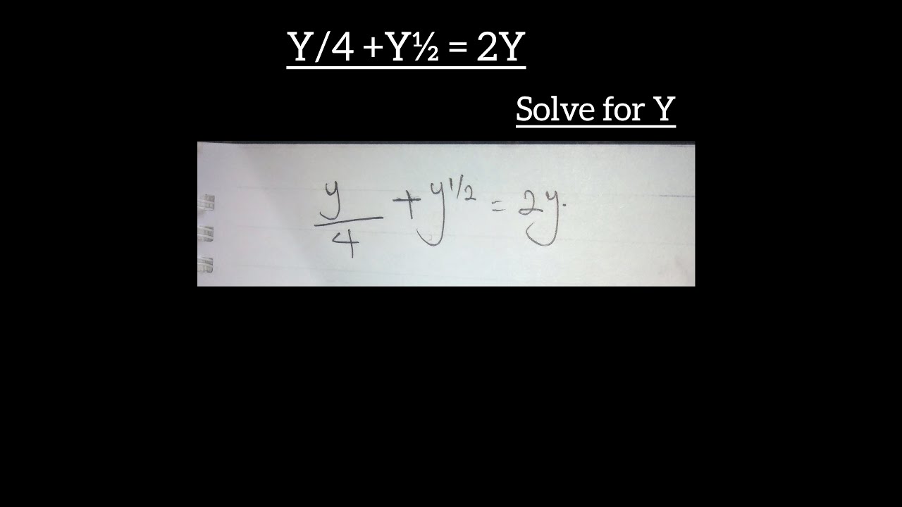 Easy Math Problem Youtube