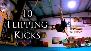 10 Flipping Kicks | Mastering Tricking Session