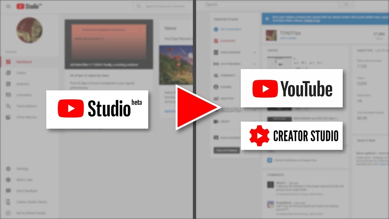 Disable YouTube Studio, Go Back To Classic (Full Guide Tutorial) - YouTube