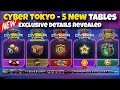 5 NEW TABLES IN 8 BP ❤️ CYBER TOKYO SEASON😍 8 BALL POOL 💞