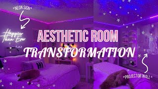 aesthetic room transformation // *tik tok & pinterest inspired*