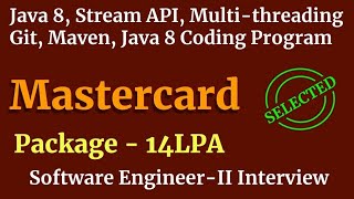Mastercard Java Interview 2022