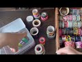 マステ購入品紹介から収納まで washi tape haul 作業動画 マステ帳