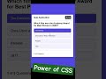 Quiz App made with HTML, CSS and JS