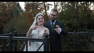 Rosie \u0026 Tom’s Dinosaur \u0026 Disney themed wedding at The Orangery in Maidstone