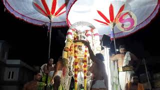 VELLI KUTHIRAI VAGANNAM.வெள்ளி குதிரை வாகனத்தில் காஞ்சி ஏகாம்பரர் வீதி உலா