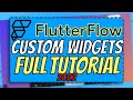 FlutterFlow: Custom Widgets and Actions (FULL TUTORIAL) | FlutterFlow Tutorial for Beginners 2022