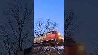 Canadian National Train flies through Fenton, MI - L508!