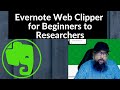 Evernote Web Clipper Tutorial for Beginners to Researchers [Best Productivity App]