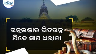 ରତ୍ନଭଣ୍ଡାର ଭିତରକୁ ଯିବେ ସାପ ଧରାଳୀ