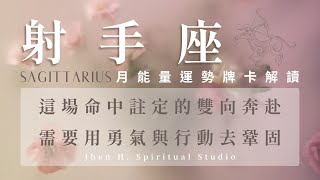 【射手座】這場命中註定的雙向奔赴 需要用勇氣與行動去鞏固｜月能量運勢｜#塔羅占卜 #運勢 #星座