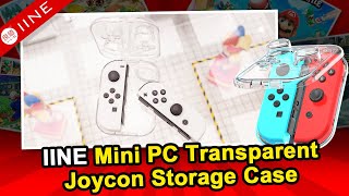 New Arrival: IINE Mini PC Transparent Joycon Storage Case 💗✨