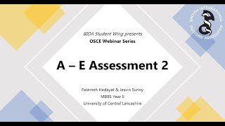 BIDA-SW OSCE Webinar Series - A to E assessment (2)