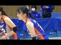 東レ vs jt 首位攻防戦　西川姉妹対決も　2022 3 12　ブレックスアリーナ宇都宮