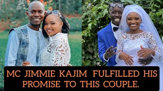 MC JIMMIE KAJIM IS A MAN OF HIS WORDS, HE PROMISED THIS COUPLE A WEDDING, SEE HOW COLORFUL IT WAS.