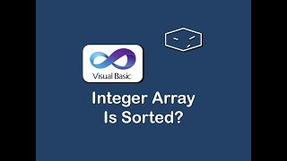 integer array is sorted in vb.net