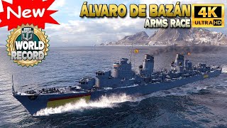 新駆逐艦「Álvaro de Bazán」ハイスコアダメージ - World of Warships