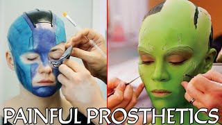 Guardians of the Galaxy Cast Painful Makeup Process | Behind The Scenes