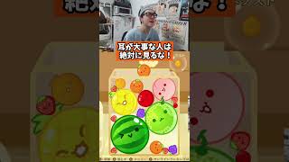 耳を失う覚悟がある奴だけ見ろ！ #スイカゲーム #サワヤンゲームズ #ゲーム実況