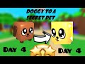 ZOMG tries to trade a doggy to secret (day 4) | Bubble gum simulator