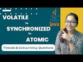 When to use Atomic, Volatile, Synchronized keywords in Java ? | Java Multithreading Race Condition