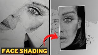 How To Shade a Realistic Face - Best Method