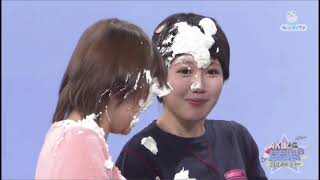 Mayumi Uchida, Haruka Shimada and Miho Miyazaki - Pie in the face