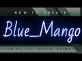 CSS Glowing Neon Text Reveal Animation Effects | Html CSS Animaion
