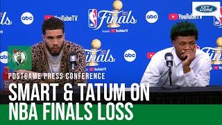 POSTGAME PRESS CONFERENCE: Marcus Smart & Jayson Tatum on losing NBA Finals to Warriors