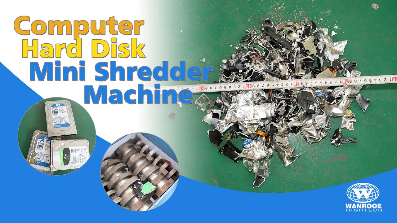 Hard Disk Shredder Machine Computer Disc Crusher Machine Mini Shredder