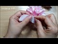 리본 카네이션 주름 잡기. 카네이션 바느질 방법 카네이션 꽃모양 예쁘게 잡는방법 create ribbon carnation