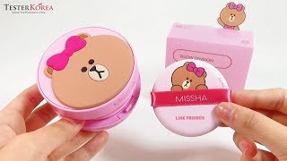 [TESTERKOREA] MISSHA (Line Friends) Glow Tension SPF50+ PA+++ 15g #21