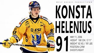 The Best Of Konsta Helenius Top Prospect for the NHL 2024 Draft | Konsta Helenius Highlights