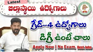 తెలంగాణలో కోర్టు ఉద్యోగాలు | జిల్లాల వారీగా ఉద్యోగాల వివరాలు | District wise jobs in telangana #ts