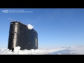 北極海の氷を割って浮上するロス級原子力潜水艦 los angeles class submarine break the arctic ice