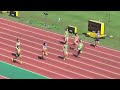 h28　千葉県中学校新人陸上　2年女子100m　決勝